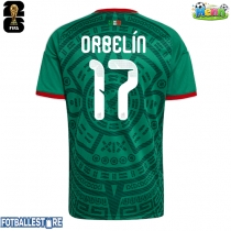 Mexico Orbelin Pineda #17 Hjemmedrakt VM 2026 Kortermet